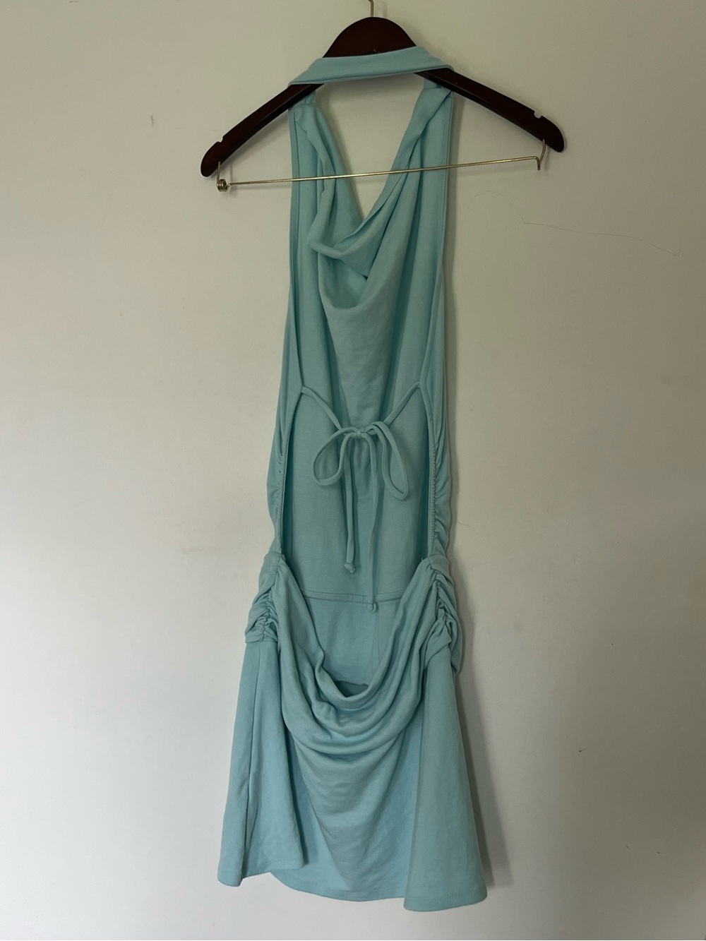 Free People Beach Valerie Mini Dress in Sky Blue Size M - Picture 4 of 5